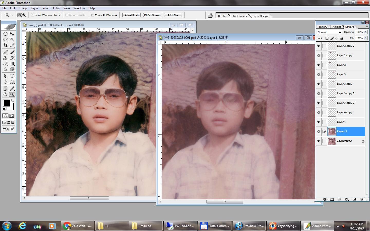 Top 9 tiệm phục hồi ảnh cũ uy tín và chất lượng nhất tại TPHCM - Ảnh màu Thiên Nga