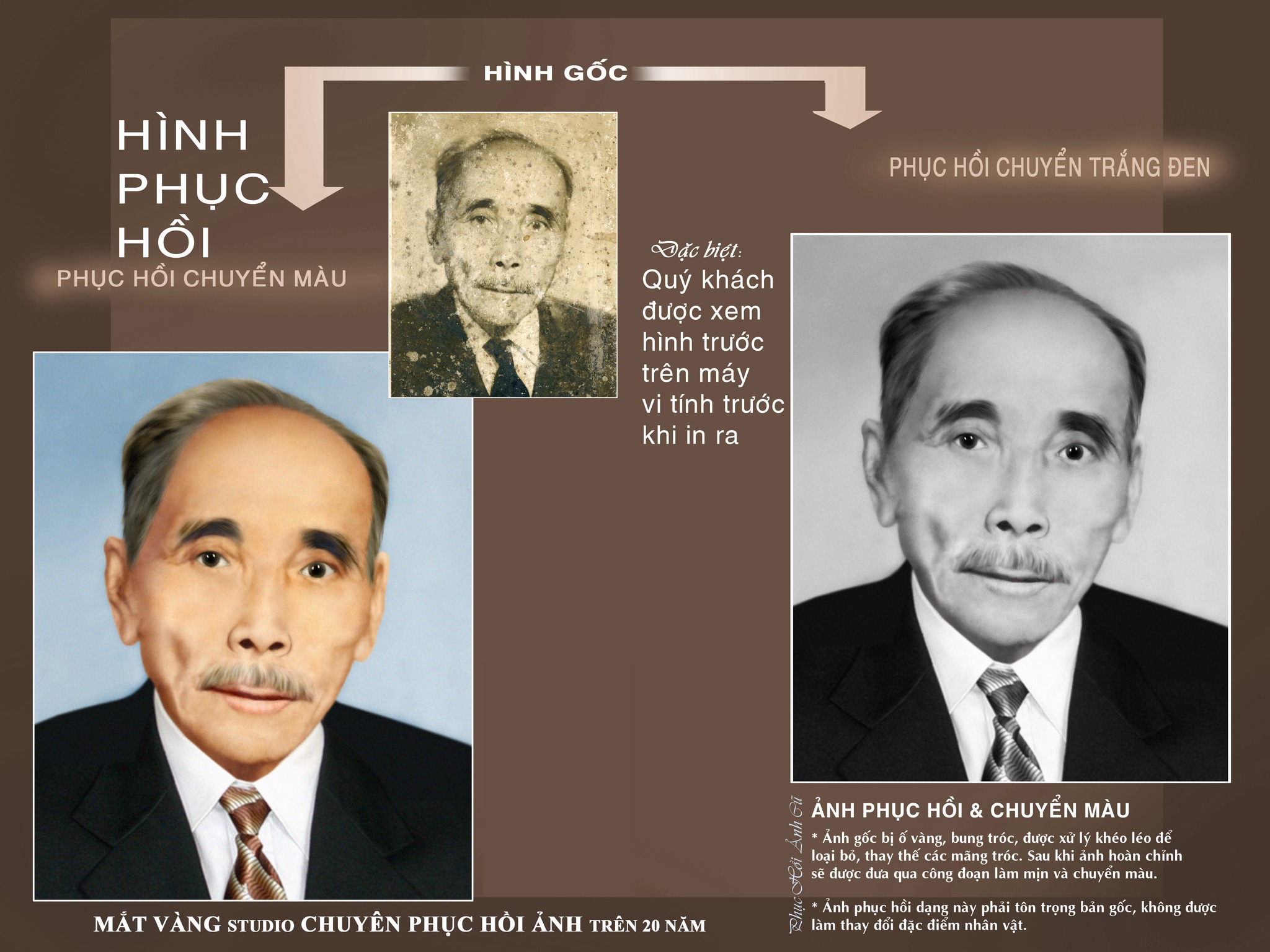 Top 9 tiệm phục hồi ảnh cũ uy tín và chất lượng nhất tại TPHCM - Mắt Vàng Studio